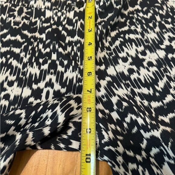 ETRO Pants White and Black Paisley Print Trousers Women’s Size 40 / US 4 - Picture 4 of 8